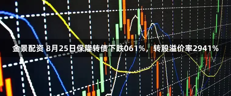 金景配资 8月25日保隆转债下跌061%,转股溢价率2941%